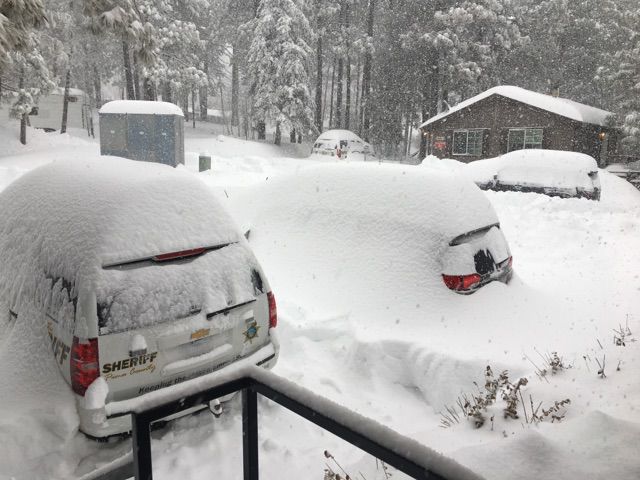 Snow in Mount Lemmon